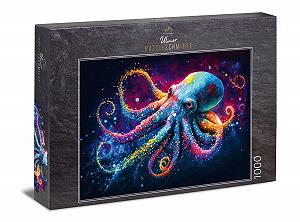 Купить Пазл Ulmer Puzzleschmiede "Tentacle Spectacle" 1000 элементов цветной осьминог - Фото 1 Пазл Ulmer Puzzleschmiede "Tentacle Spectacle" 1000 элементов цветной осьминог - Фото 1