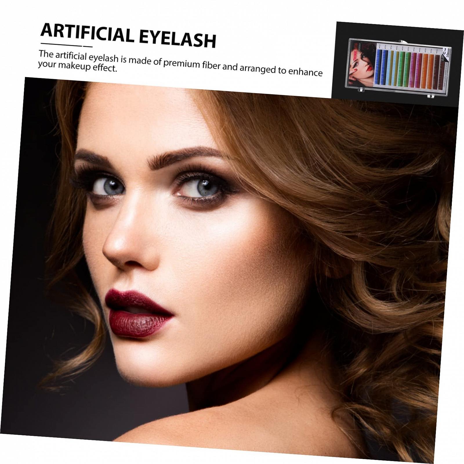 Накладні вії minkissy 3D, кольорові, 4 шт., фото №7