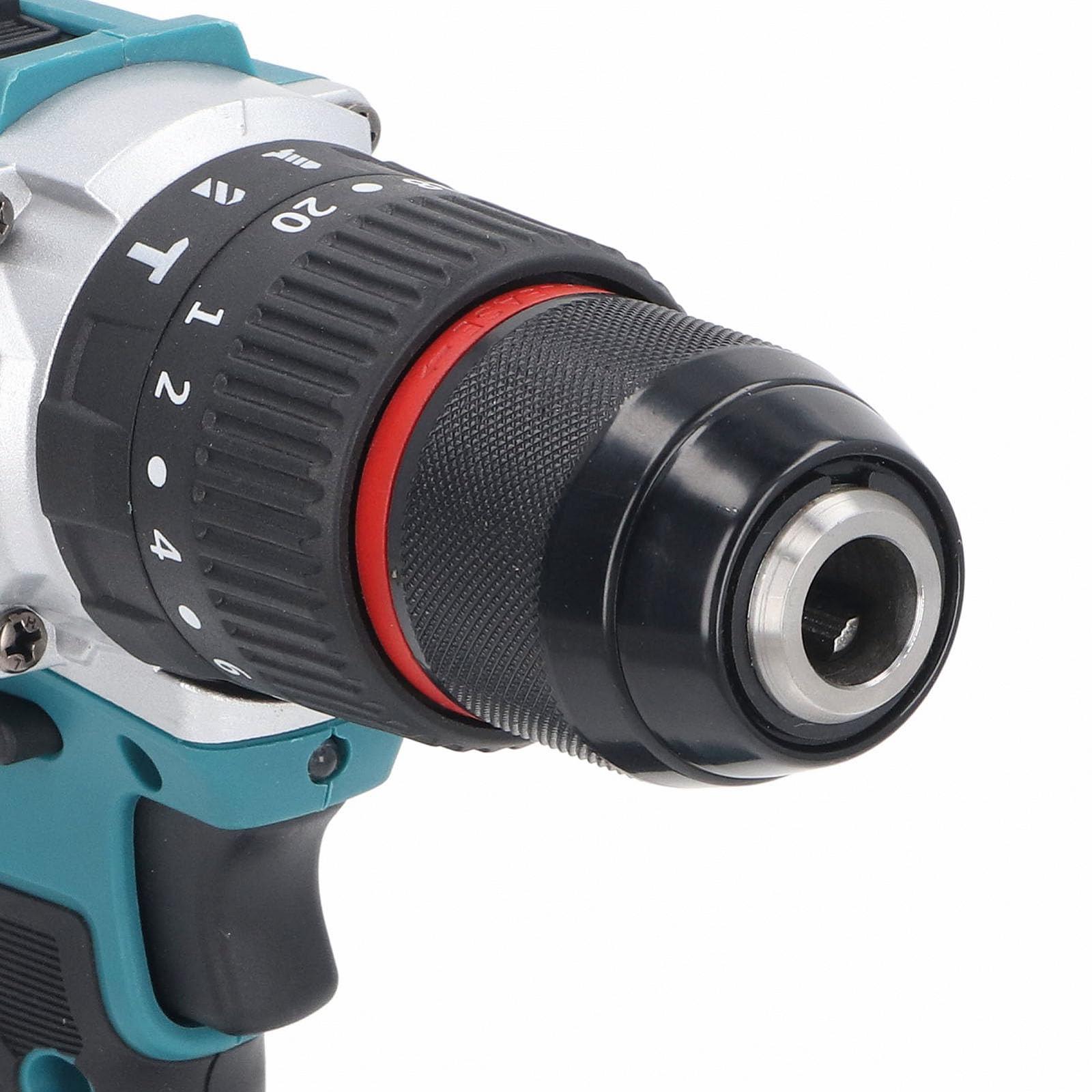 Дриль-шурупокрут Cordless 2 Variable Speeds 20 Plus 3 Torsion Settings 1/2 Дюймовий безключовий патрон 18 В акумуляторна ударна дриль BL1830, фото №7