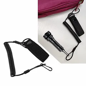 Тактичний Шнур-підвіс Карабін Чорний synthetic.ua - Фото 1