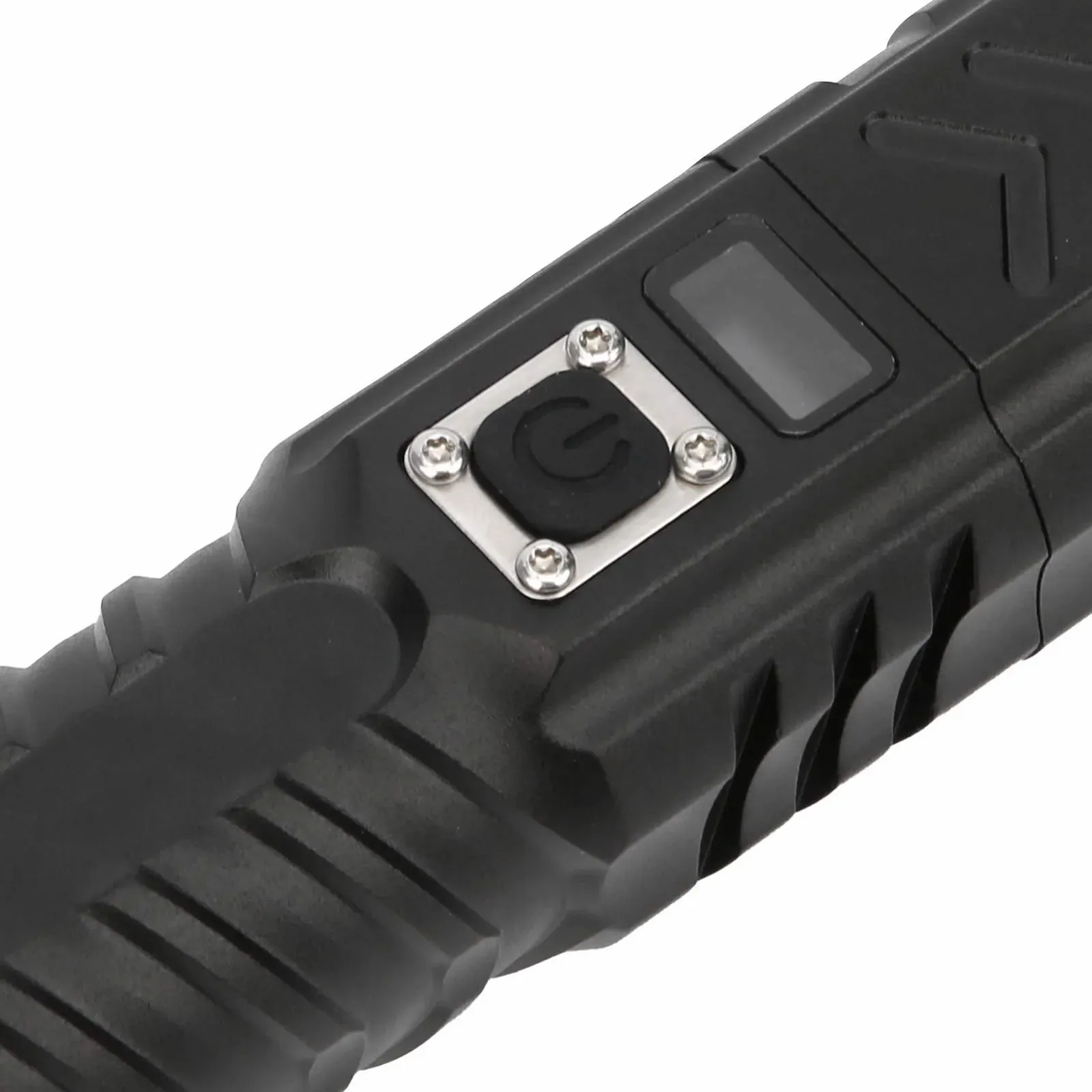 Фонарик Pilipane Ultra Bright Zoomable Focusing LED USB Перезаряжаемый Интеллектуальный Дисплей Питания для Кемпинга Пешего Туризма Алюминиевый Сплав 16 см 205 г, фото №3