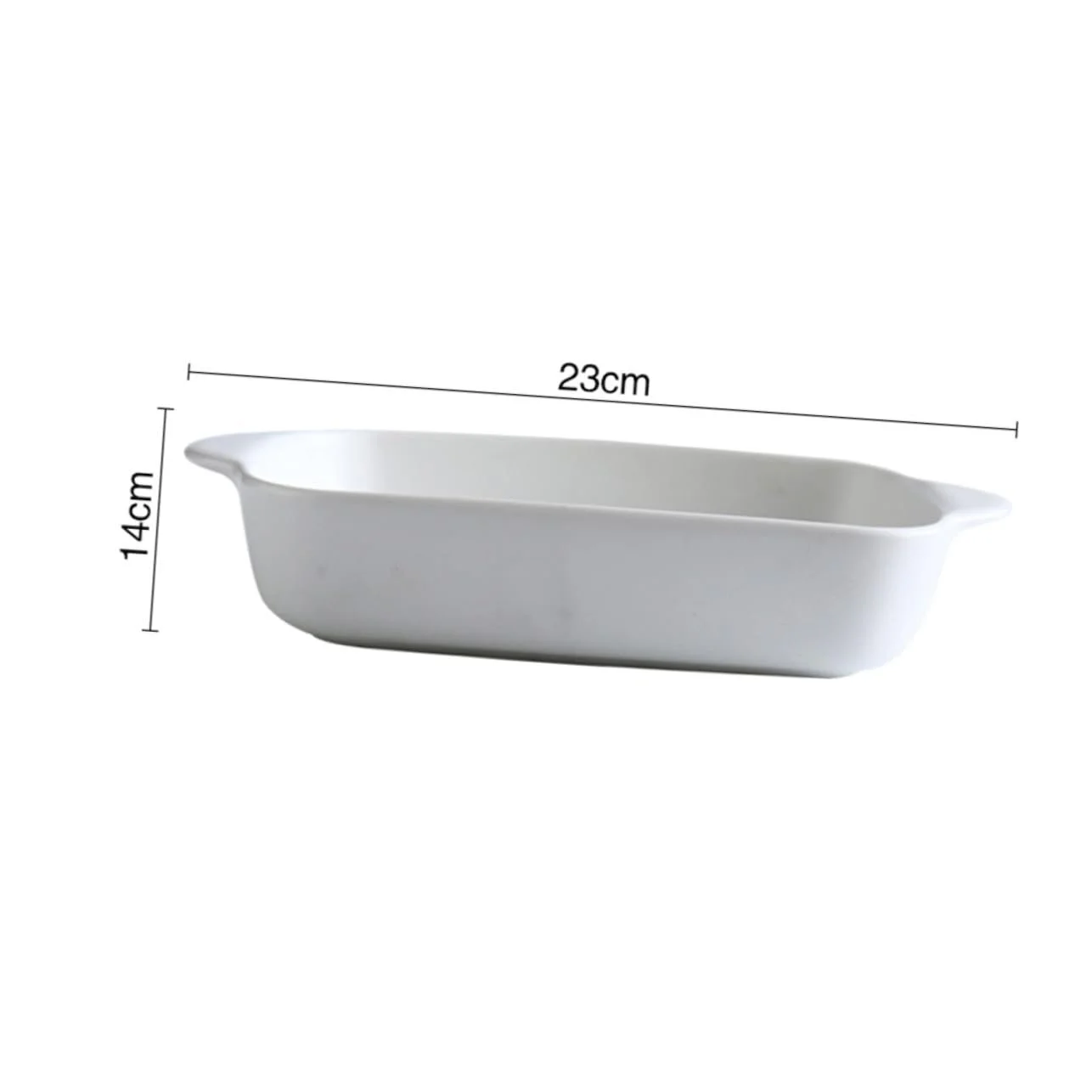 Фарфоровая форма для запекания Ciieeo прямоугольная с ручками термостойкая белая, фото №8 Фарфоровая форма для запекания Ciieeo прямоугольная с ручками термостойкая белая, фото №8