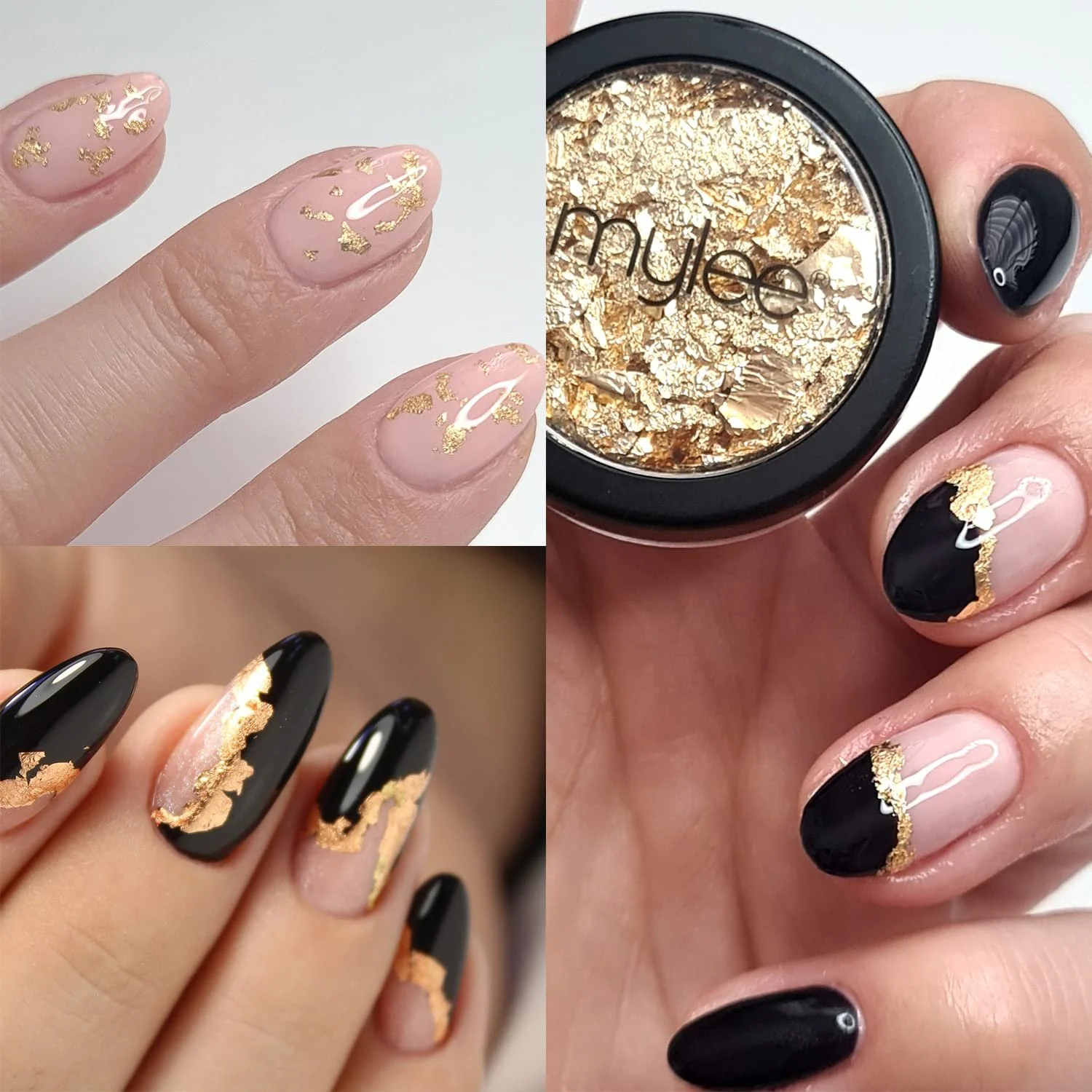 Набор для дизайна ногтей Mylee Be Jewelled кисть дотс палитра гель и декор 5 в 1, фото №6