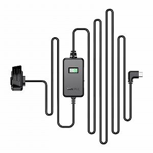 Дисплей OBD Hardwire VANTRUE USB C з 3 рівнями для тримача відеореєстратора Vantrue, захист від низької напруги 11.6В/12В/12.4В, 23.6В/24В/24.4В, 24-годинний моніторинг паркування, довжина 3 метри (VP04) - Фото 1