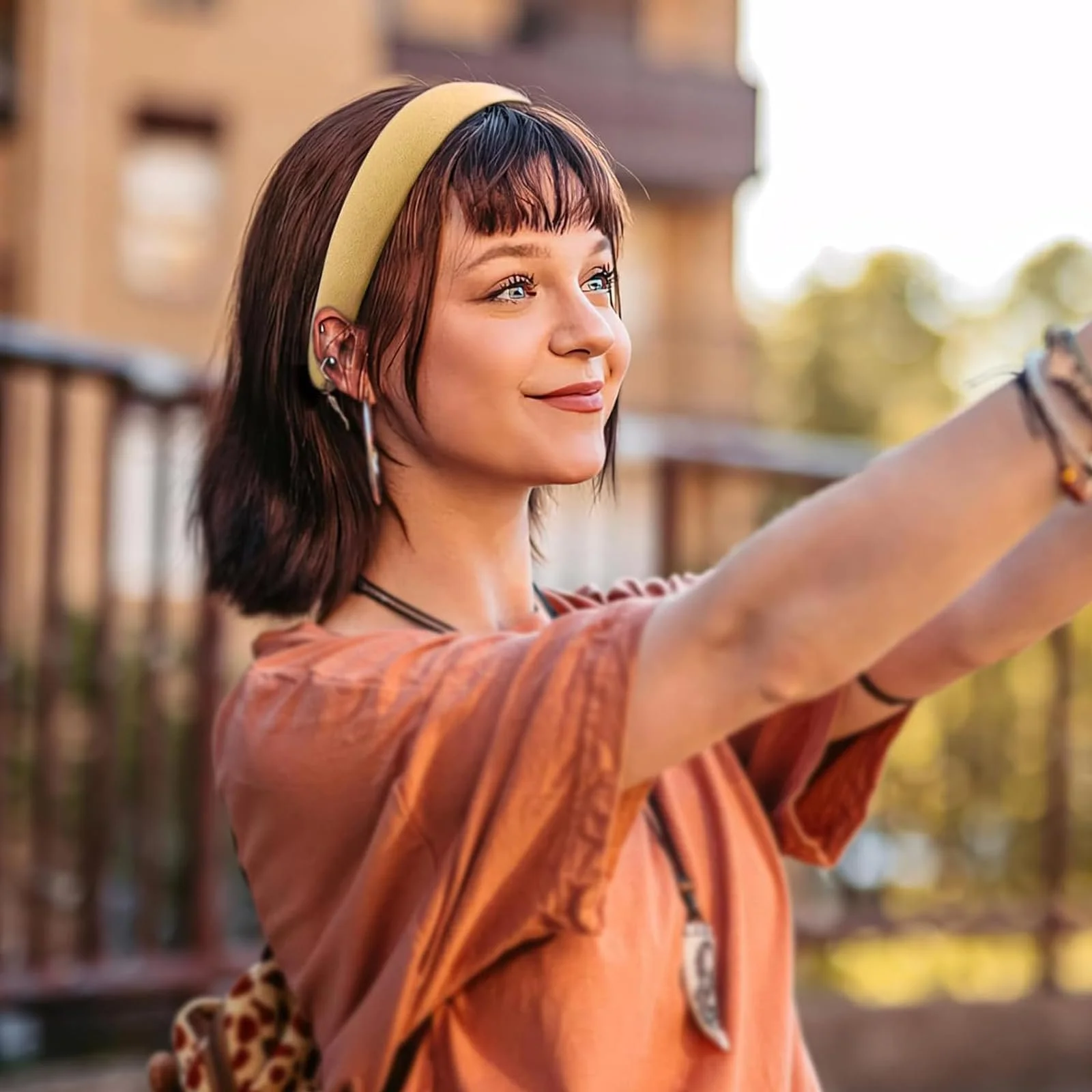 Набір обручів для волосся жіночих 7 шт, фото №5