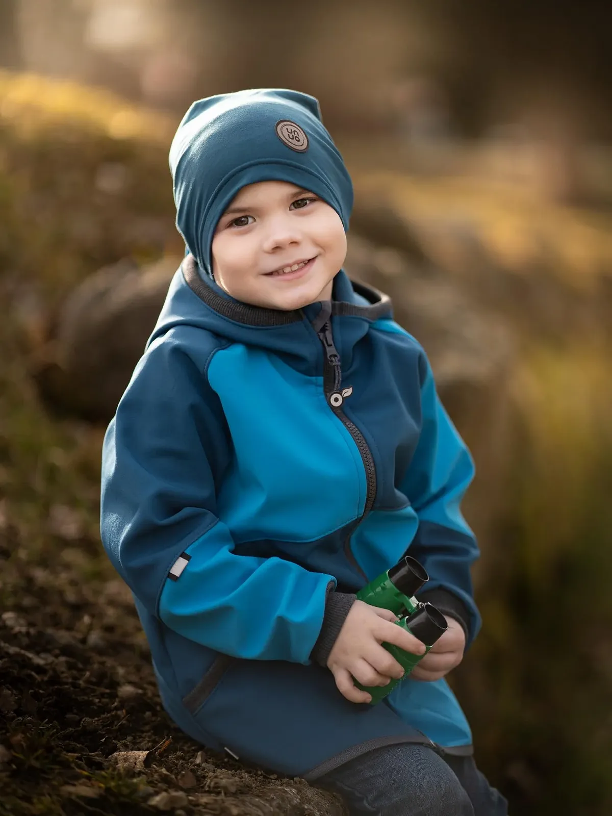 Детская софтшелл куртка с флисом Unuo Street Cobalt Turquoise, фото №5 Детская софтшелл куртка с флисом Unuo Street Cobalt Turquoise, фото №5