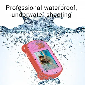 Дитяча камера CamKing K6 / 2.7" / 8 MP / Full HD / Червоно-рожева synthetic.ua - Фото 1