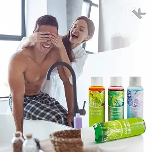 Набір подарунковий для ванни KK Natural Garden Олія для ванни Трав'яна олія для ванни 4 x 100 мл Заспокійливі трав'яні олійні ванни synthetic.ua - Фото 1