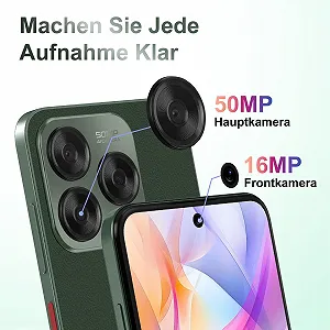 Смартфон ZTE Blade V70 Vita 6.7" FHD+ 120Hz 50MP 5000 мАч 4GB RAM 256GB Android 14 Dual SIM Зеленый synthetic.ua - Фото 1