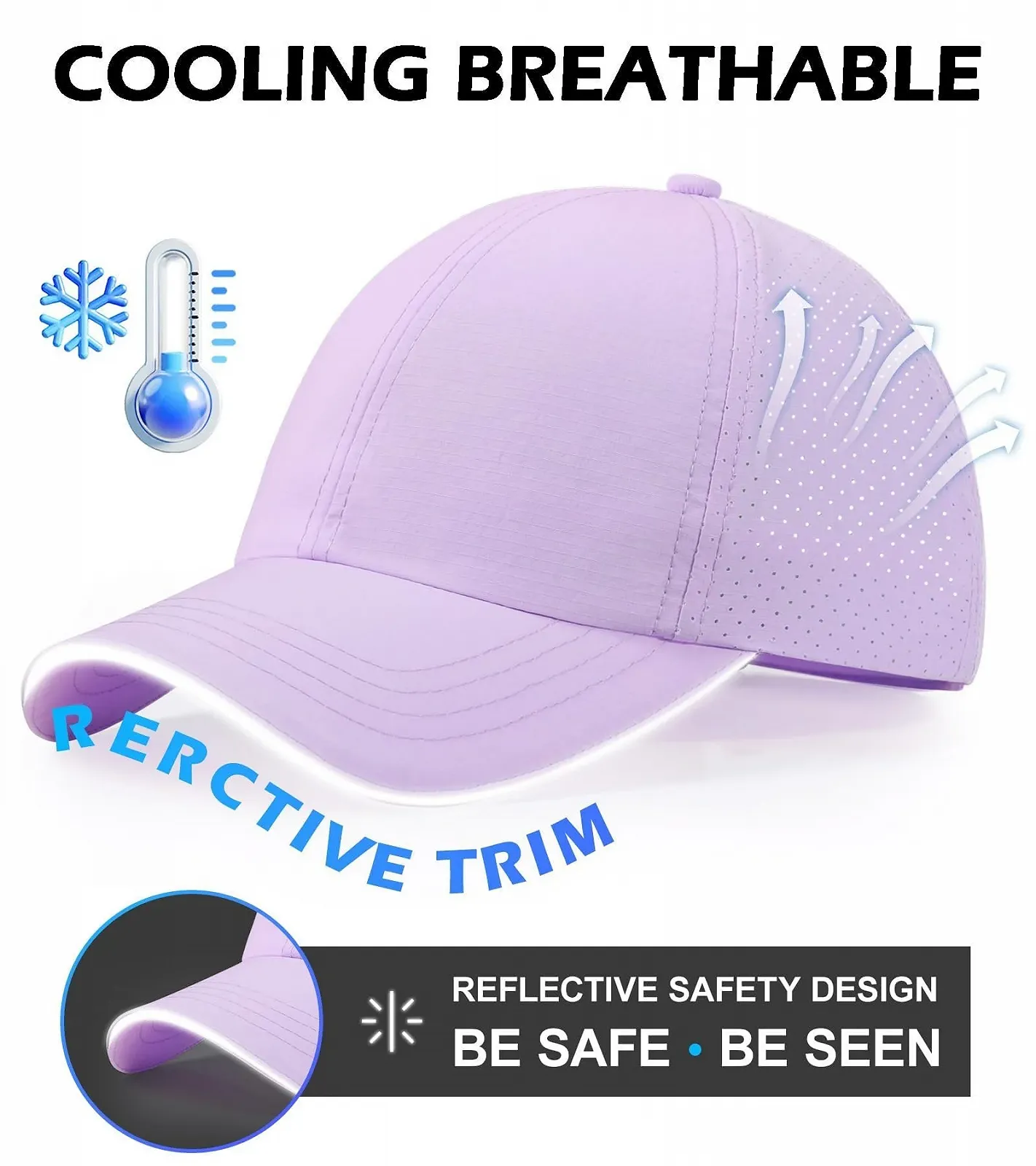 Бейсболка CHUANGLI Girls Criss Cross Ponytail Hat светоотражающая сетчатая для девочек, фото №5