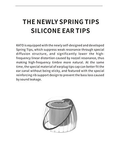 Наушники Moondrop Kato Динамические Вставные Сменный сопло Зеркально Серебристый, фото №4 Наушники Moondrop Kato Динамические Вставные Сменный сопло Зеркально Серебристый, фото №4