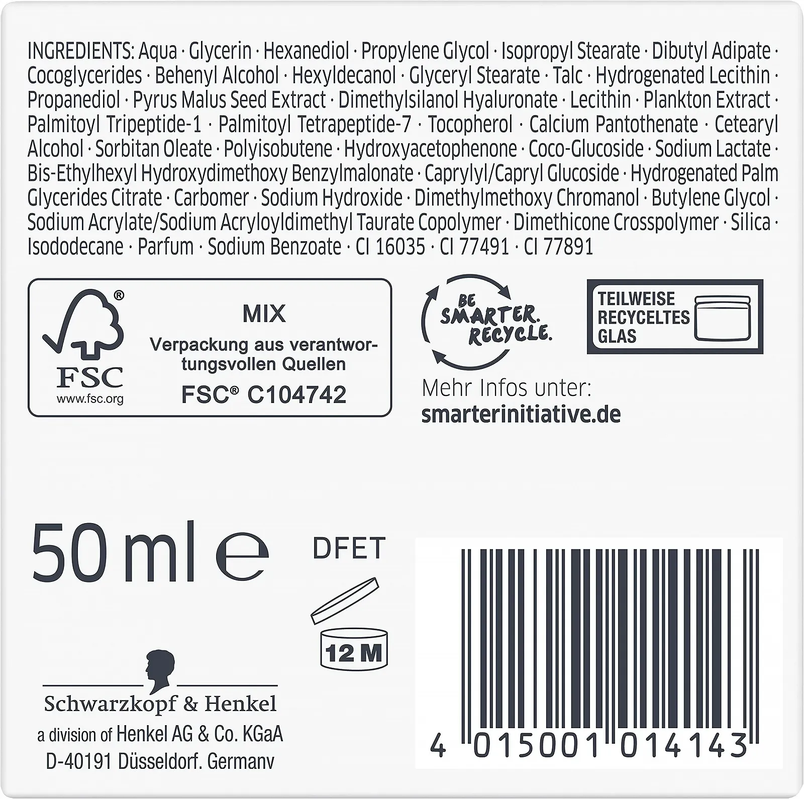Денний крем Diadermine Falten Expert 3D Hyaluronic Activator проти зморщок 50 мл, фото №4 Денний крем Diadermine Falten Expert 3D Hyaluronic Activator проти зморщок 50 мл, фото №4