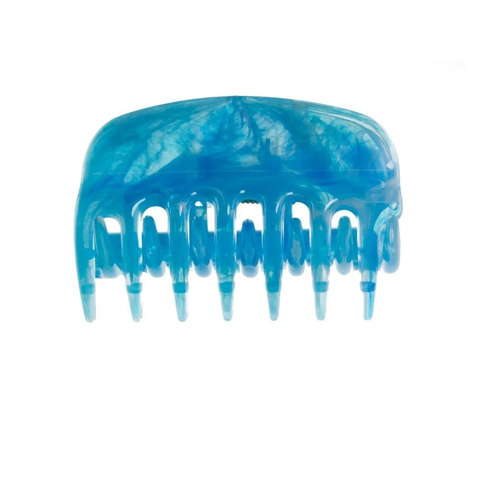 Заколка для волос WeLoveBeads 6 см, светло-голубая, фото №2