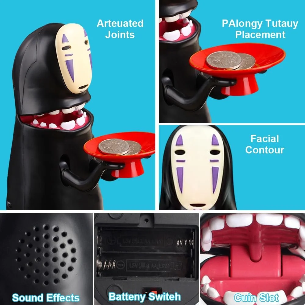 Скарбничка Anime Kawaii Sound Effects Automatic Swallowing Coins, фото №4