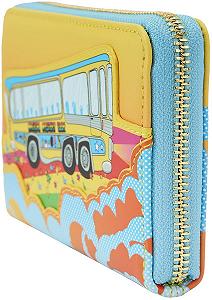 Кошелек на молнии Loungefly The Beatles Magical Mystery Tour Bus (Ocean Tides) Желтый Стандартный размер synthetic.ua - Фото 1