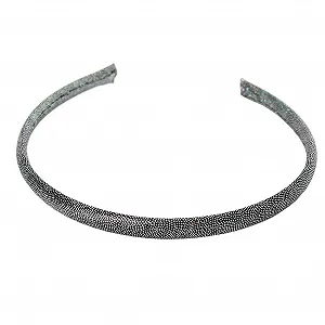 Обруч Атласний Блискучі Аксесуари для Волосся Чорний - Фото 1