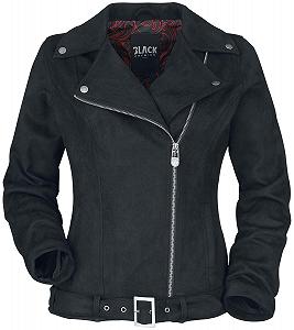 Куртка Biker Style из искусственной кожи Black Premium by EMP Женская Черная - Фото 1