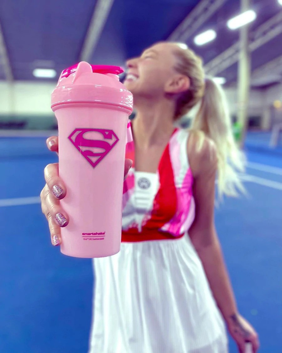 Шейкер спортивний SmartShake Lite 800ml DC Supergirl, фото №4