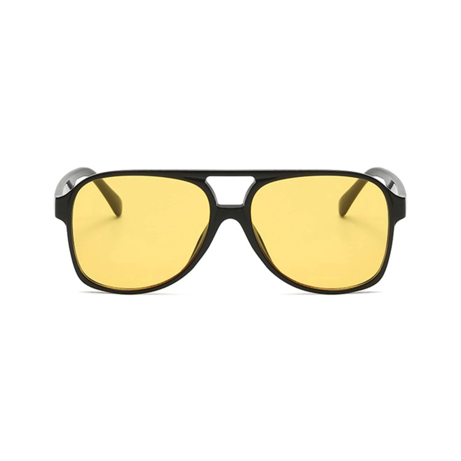 Сонцезахисні окуляри ESALIA Ретро Жовті градієнтні вінтажні для чоловіків і жінок, фото №2