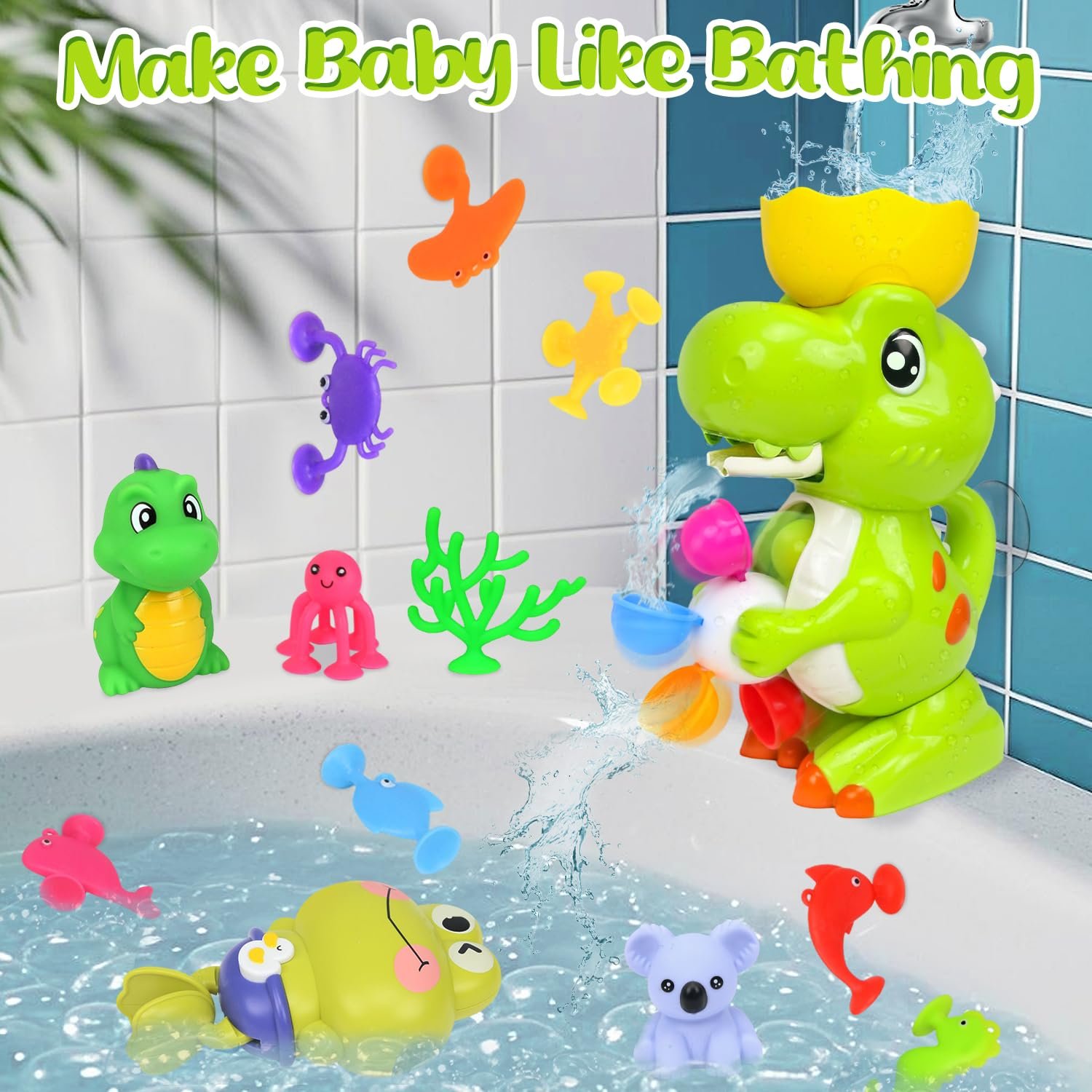 Игрушки для ванны Динозавр, фото №7