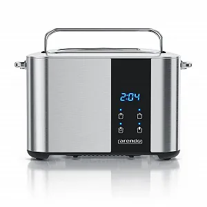 Купить Тостер Arendo Stainless Steel Long Slot, 2 ломтика, сенсорный экран, двойной корпус, встроенная насадка для булочек, 7 уровней поджаривания, центрирование хлеба, дисплей оставшегося времени, функция памяти, нержавеющая сталь - Фото 1 Тостер Arendo Stainless Steel Long Slot, 2 ломтика, сенсорный экран, двойной корпус, встроенная насадка для булочек, 7 уровней поджаривания, центрирование хлеба, дисплей оставшегося времени, функция памяти, нержавеющая сталь - Фото 1