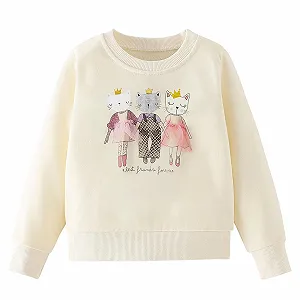 Світшот Gumyoss для дівчат, дитячий бавовняний - Фото 1