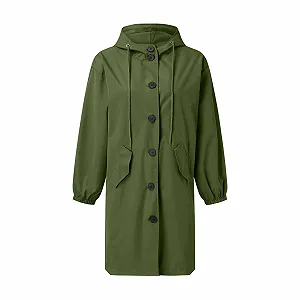 Зимове елегантне пальто з капюшоном ціна на synthetic.ua - Фото 1 Зимове елегантне пальто з капюшоном synthetic.ua - Фото 1