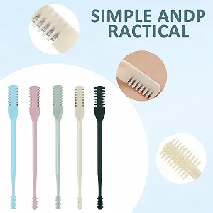 Тример Double Sided Nose Hair Knife Nostril Hair Remover Tool 360° Portable Manual synthetic.ua - Фото 1