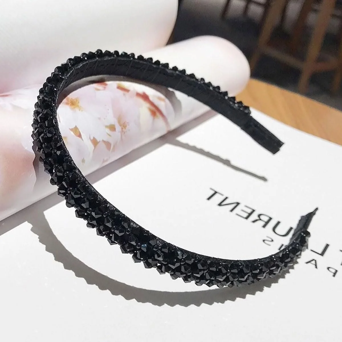 Обруч Кристалл Жемчуга Ручной Работы, фото №5