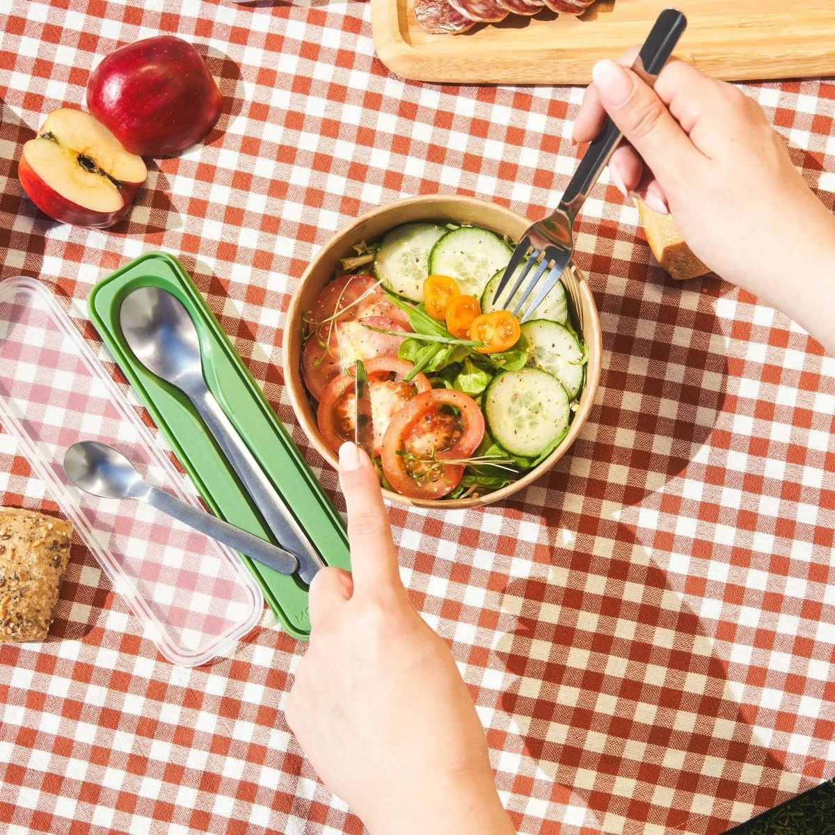 Набір столових приборів AMEFA Mobile 4 предмети, фото №5 Набір столових приборів AMEFA Mobile 4 предмети, фото №5