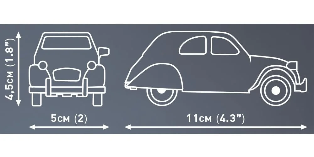 Конструктор COBI Citr""oen 2CV Dolly Красный и Белый, фото №3