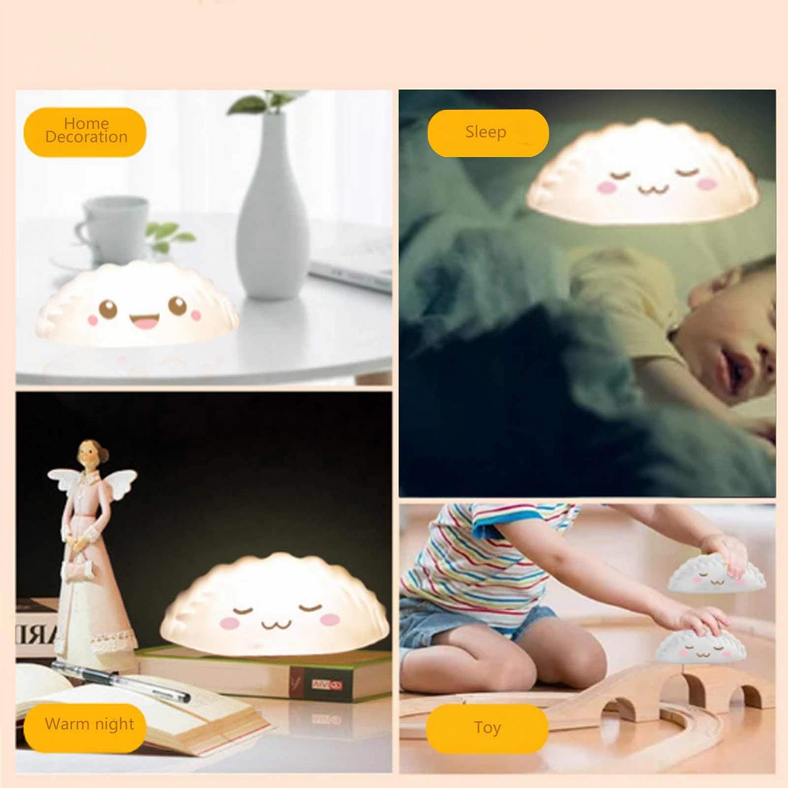 Ночник HERCHR Cute Dumpling Lamp Силиконовый, фото №5