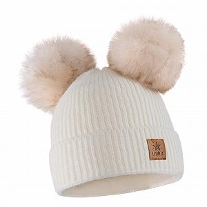 Детская шапка Тип EliMeli для девочек, теплая вязаная зимняя - Фото 1