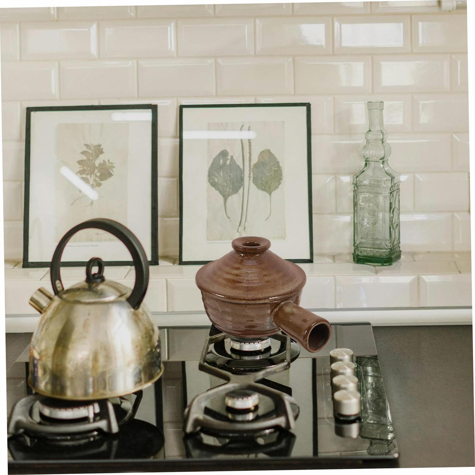 Кастрюля-кесероль с крышкой антипригарная жаропрочная для супа и риса, фото №5