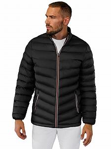 Куртка-бомбер OZONEE J. Style 3056 чоловіча зимова, тепла, стьобана, зі штучним хутром, легка вулична, утеплена - Фото 1