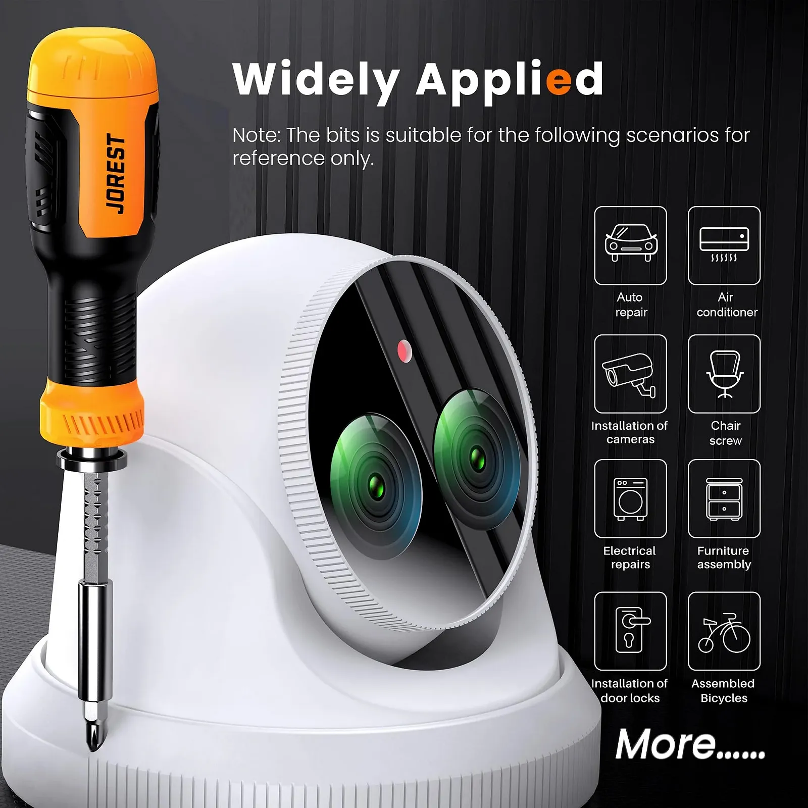 Набір багатобітових викруток Jorest 25 в 1 Магнітна, фото №5