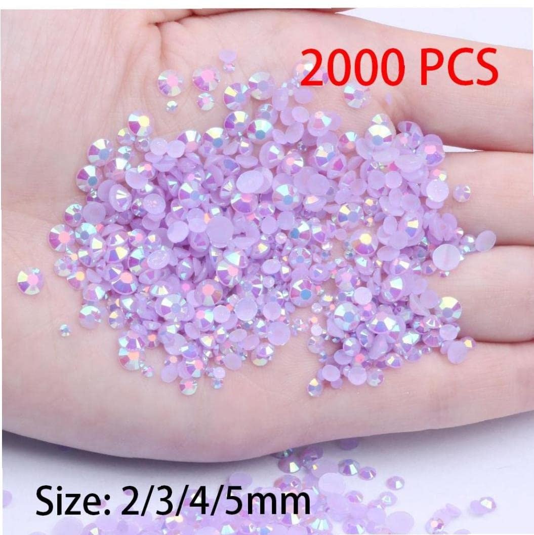 Стрази для нігтів 2-5 мм, 2000 шт., фото №2
