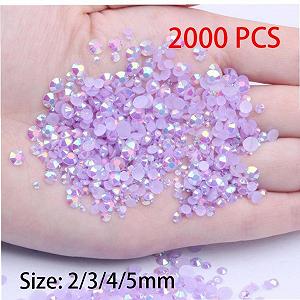 Стрази для нігтів 2-5 мм, 2000 шт. synthetic.ua - Фото 1