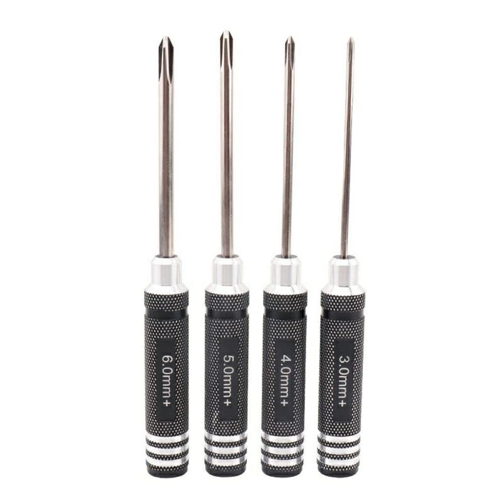 Набір викруток RC 4-Piece для RC автомобілів, човнів, гоночних дронів, роботів 3.0 мм, 4.0 мм, 5.0 мм, 6.0 мм, фото №7