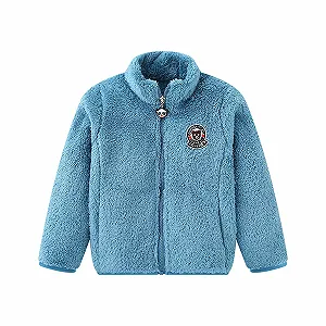 Двостороння флісова куртка AYSDSKI Однотонна до 13 років - Фото 1