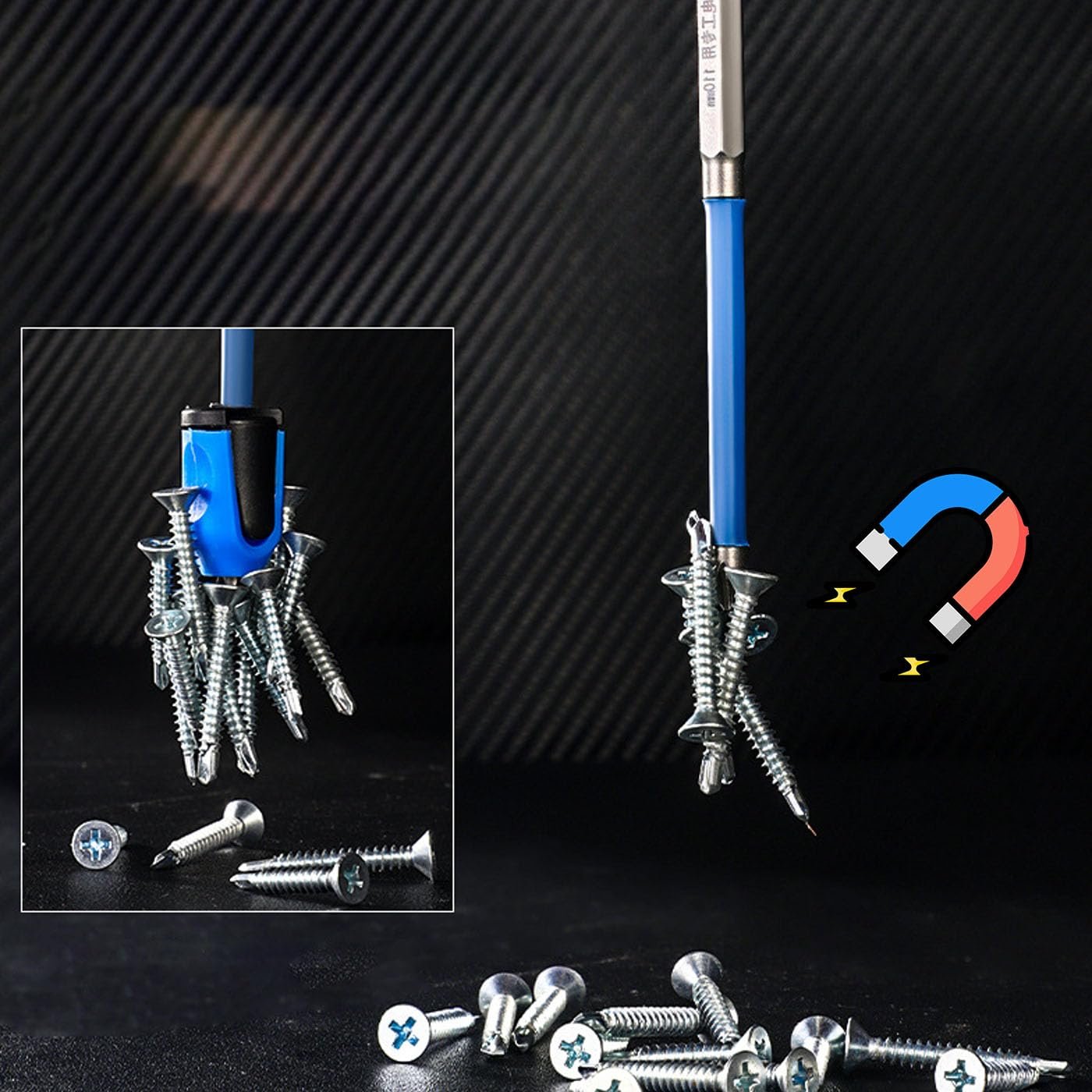 Набір викруток Alrens 8-Штук 65 мм і 110 мм Біти для електриків Електричний Хрестовий і Шліцьовий Викрутка Сильний Магнітний Нековзкий Спеціальний Інструмент для Розбирання, Зроблений зі Сплаву Сталі, фото №5 Набір викруток Alrens 8-Штук 65 мм і 110 мм Біти для електриків Електричний Хрестовий і Шліцьовий Викрутка Сильний Магнітний Нековзкий Спеціальний Інструмент для Розбирання, Зроблений зі Сплаву Сталі, фото №5