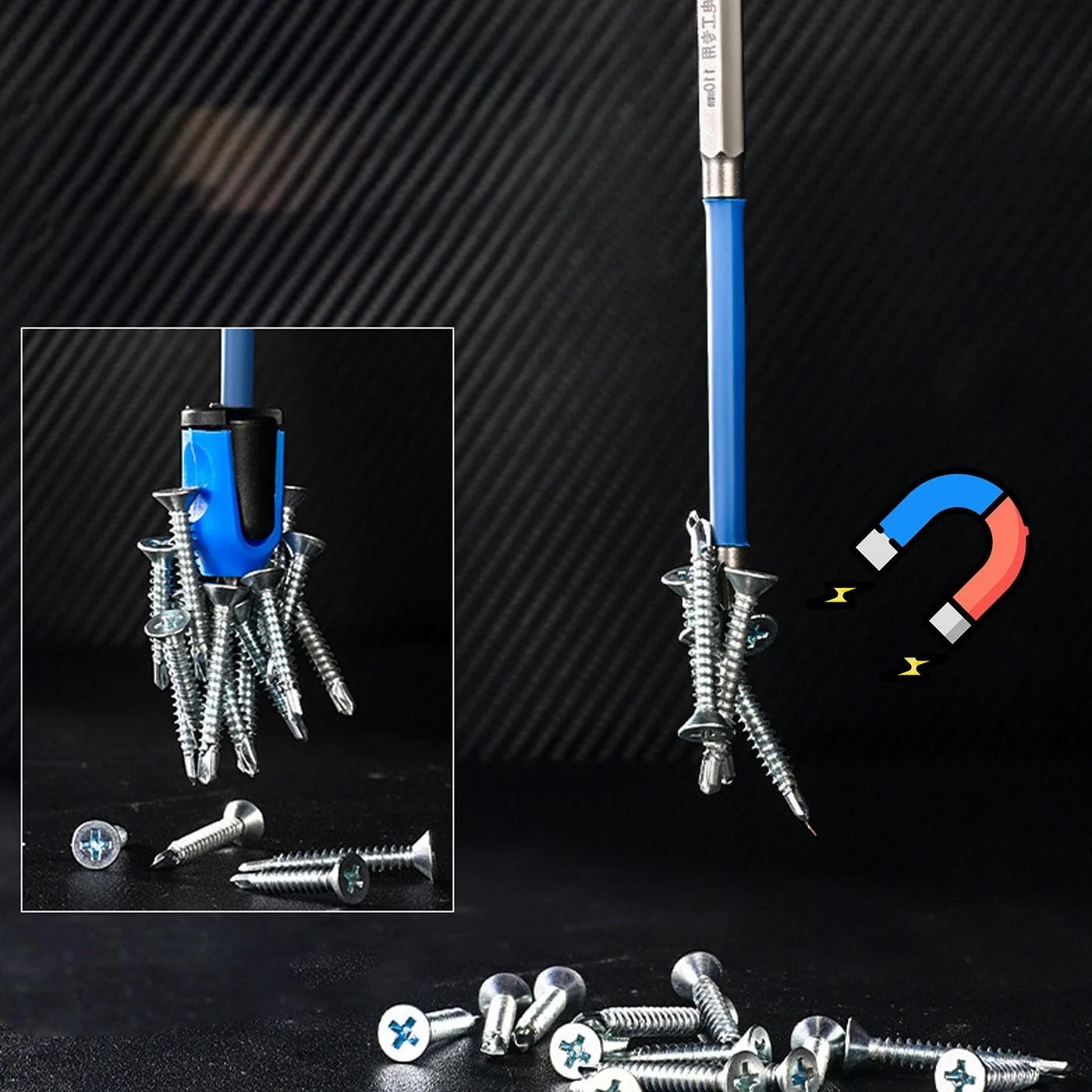 Набор отверток Alrens 8-Штук 65 мм и 110 мм Биты для электриков Электрическая Крестовая и Шлицевая Отвертка Сильный Магнитный Нескользящий Специальный Инструмент для Разборки, Изготовленный из Сплава Стали, фото №5 Набор отверток Alrens 8-Штук 65 мм и 110 мм Биты для электриков Электрическая Крестовая и Шлицевая Отвертка Сильный Магнитный Нескользящий Специальный Инструмент для Разборки, Изготовленный из Сплава Стали, фото №5