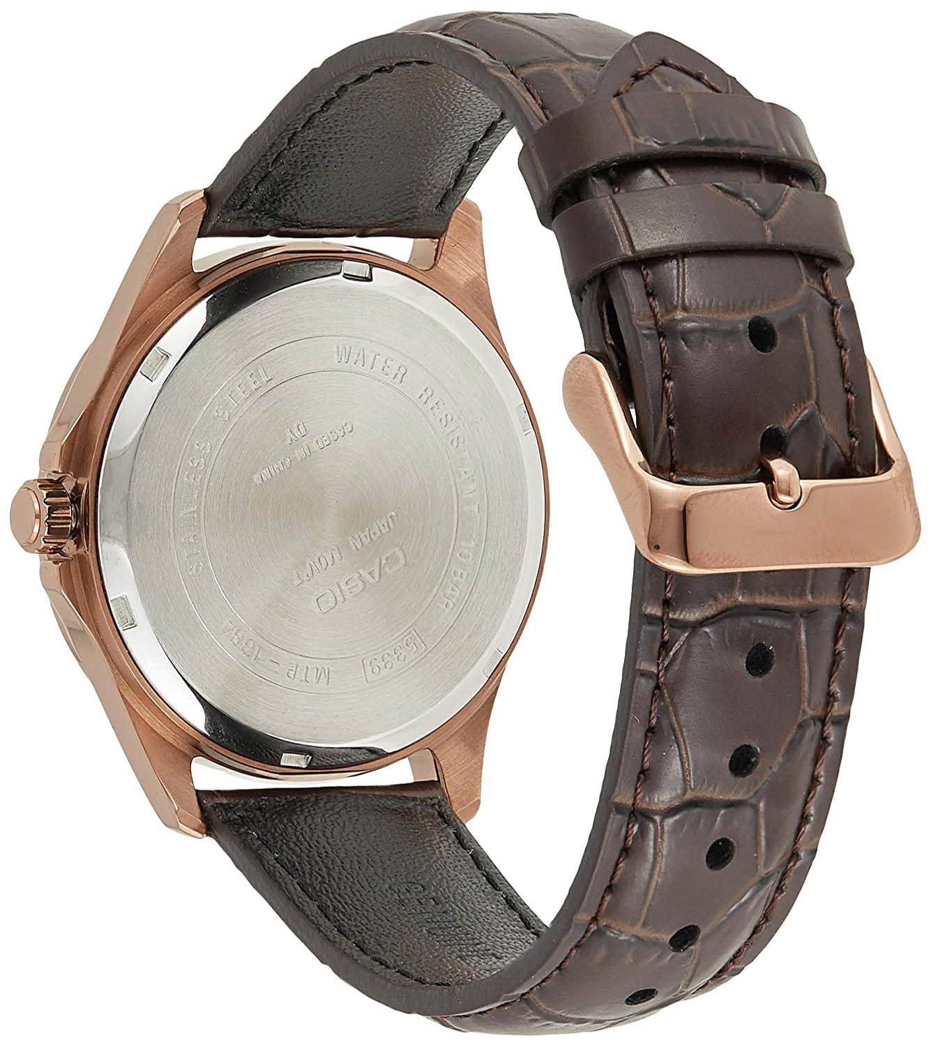 Часы Casio MTP-1384L-7AVEF полосы коричневый, фото №2 Часы Casio MTP-1384L-7AVEF полосы коричневый, фото №2