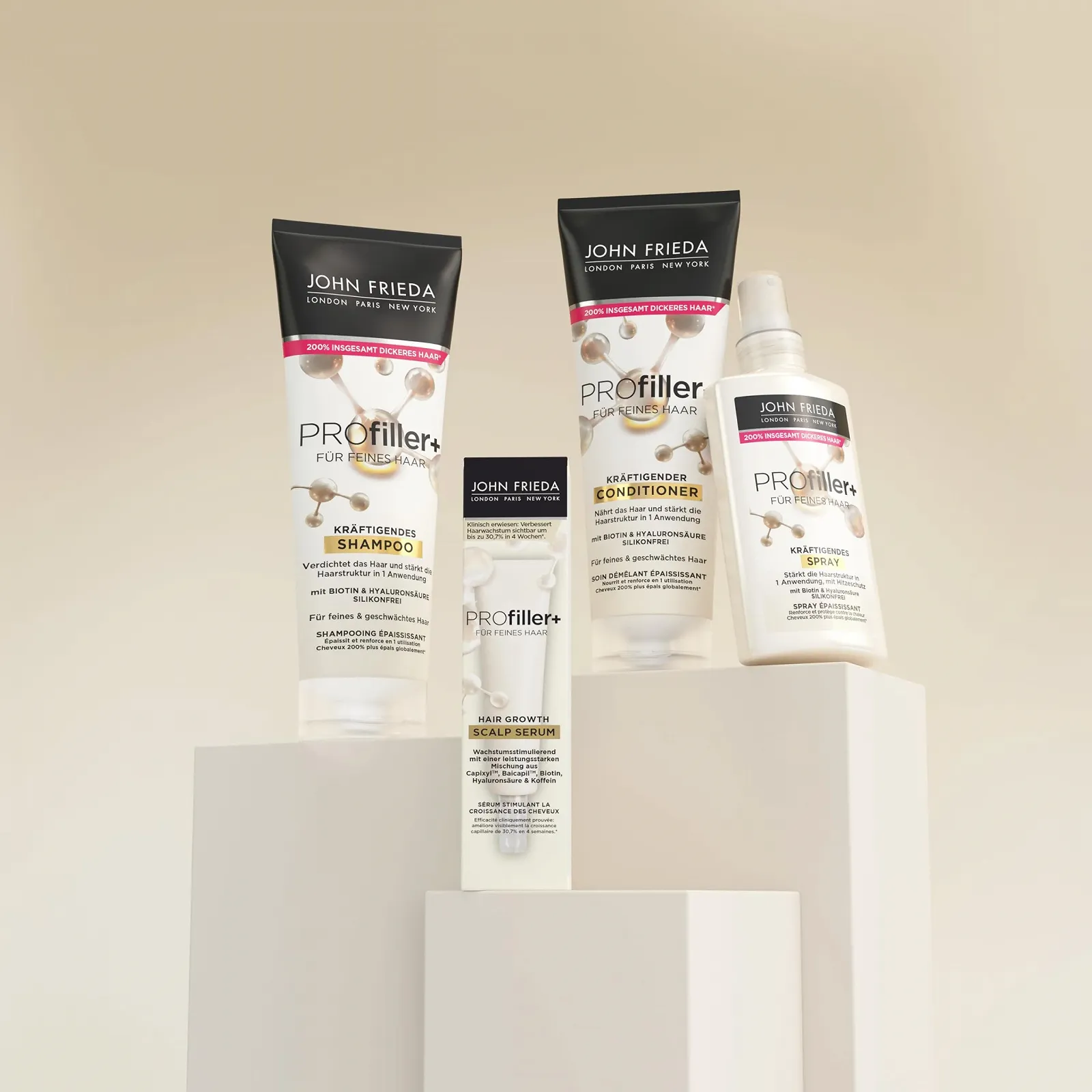 Сироватка John Frieda PROfiller+ для росту волосся при спадковому випадінні волосся 50 мл, фото №10 Сироватка John Frieda PROfiller+ для росту волосся при спадковому випадінні волосся 50 мл, фото №10