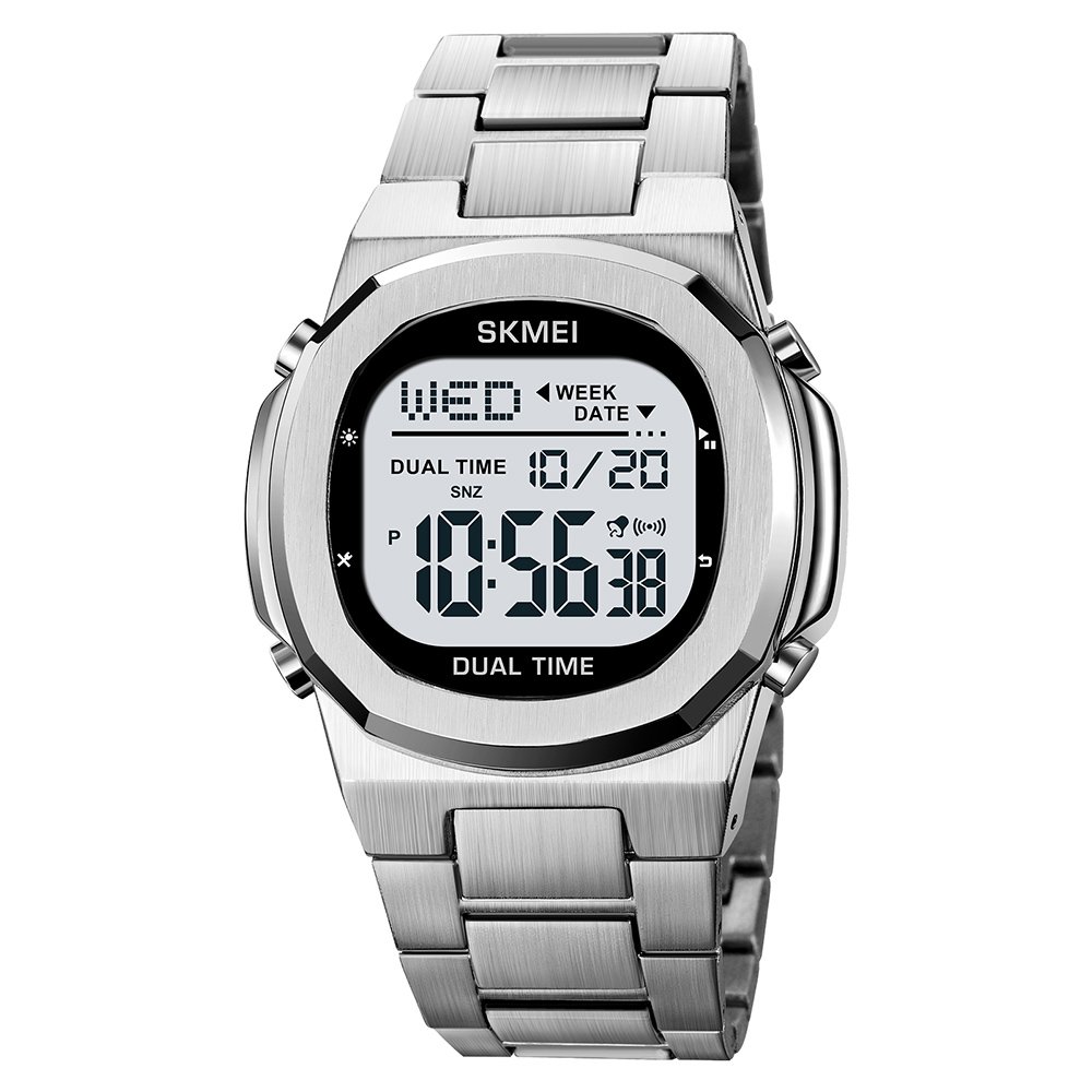 Годинник Skmei 2004SIWT Silver-White, фото №1