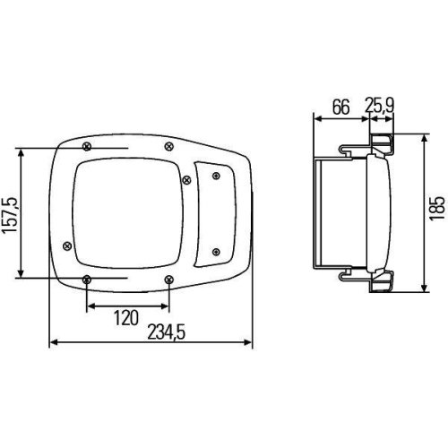 Фара головного світла HELLA 1SA 996 120-311 для CLAAS, ліва, фото №3