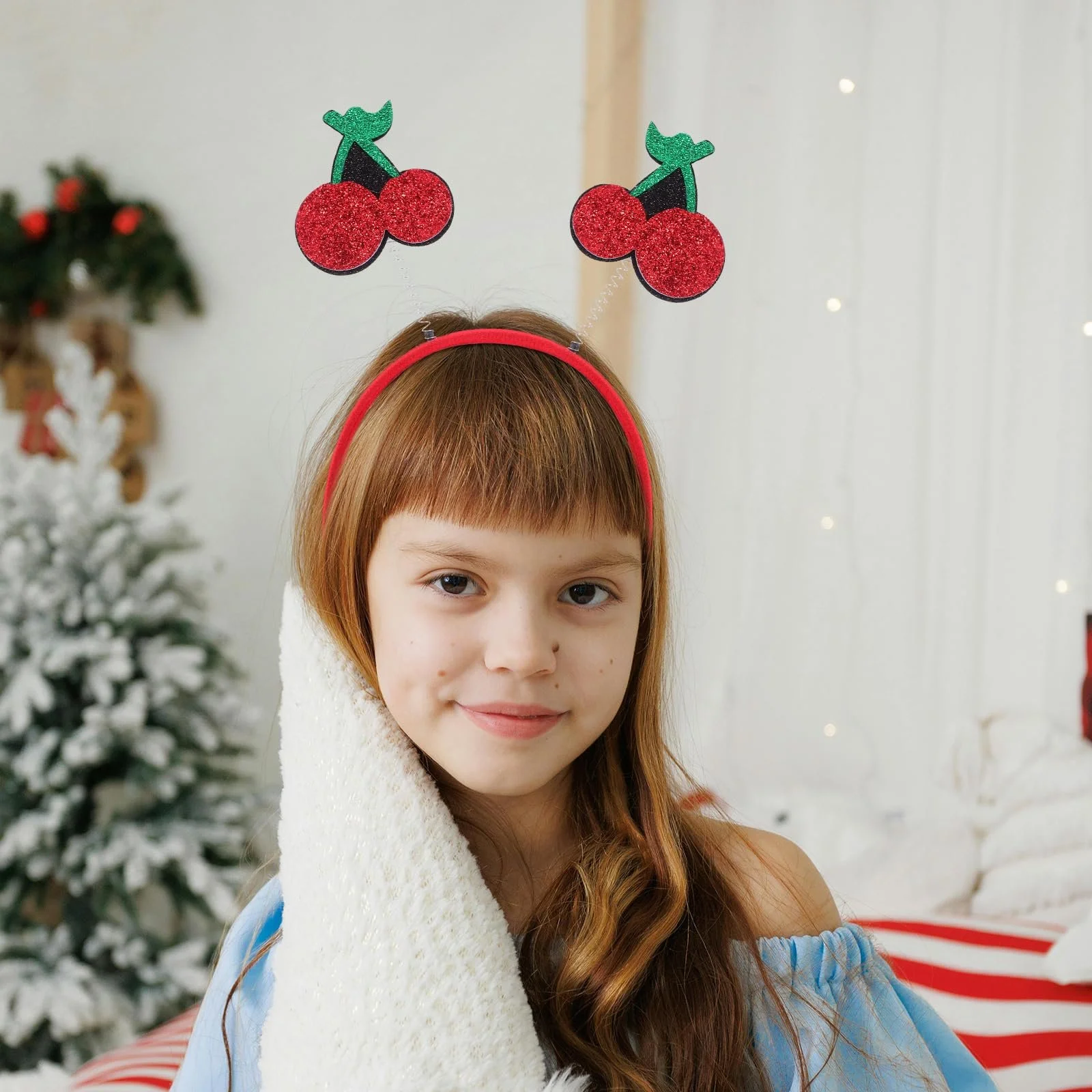 Обруч Magiclulu Літня черешня з дизайном черешень, фото №6 Обруч Magiclulu Літня черешня з дизайном черешень, фото №6