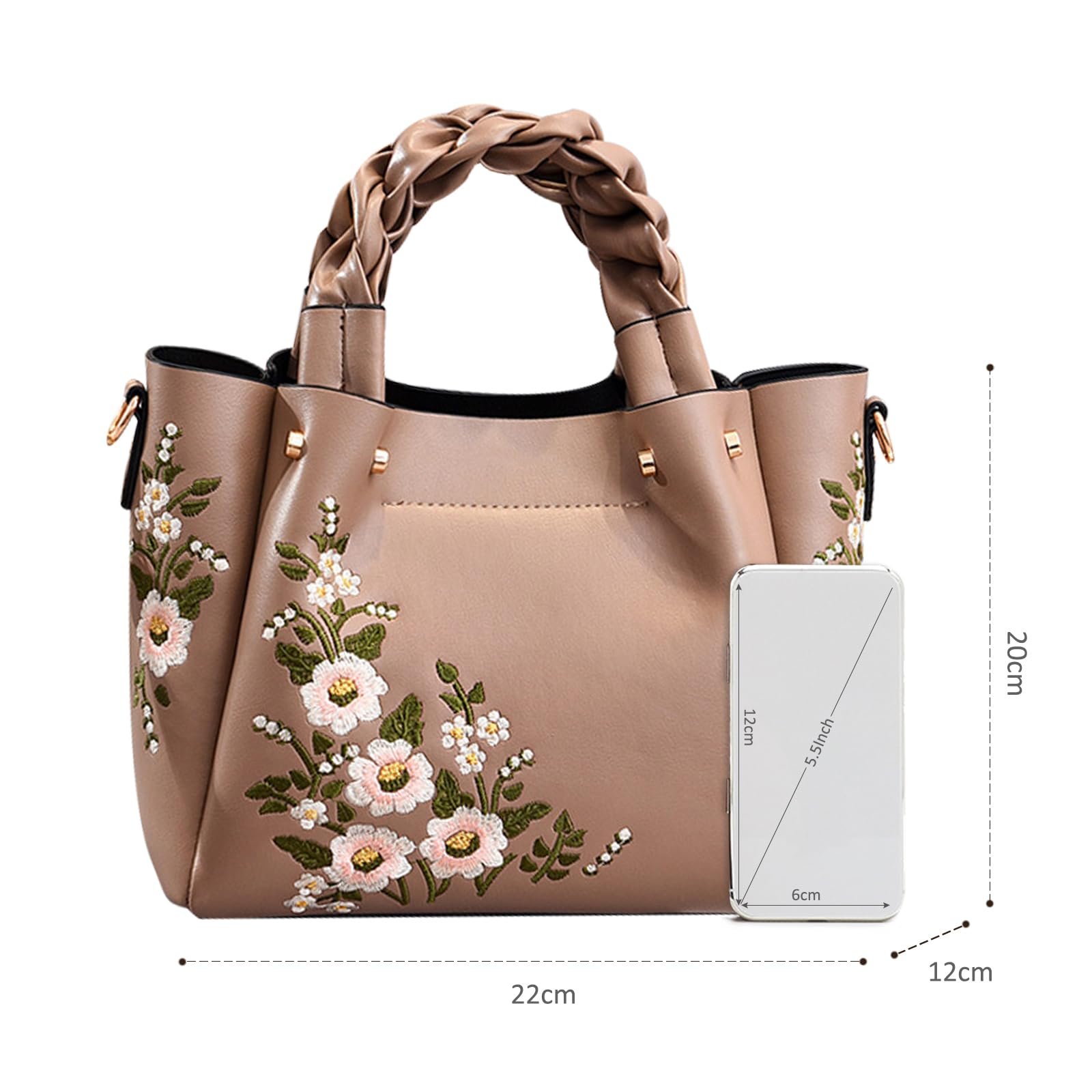 Сумка с короткими ручками NICOLE & DORIS Shopper Элегантная из искусственной кожи, фото №6 Сумка с короткими ручками NICOLE & DORIS Shopper Элегантная из искусственной кожи, фото №6