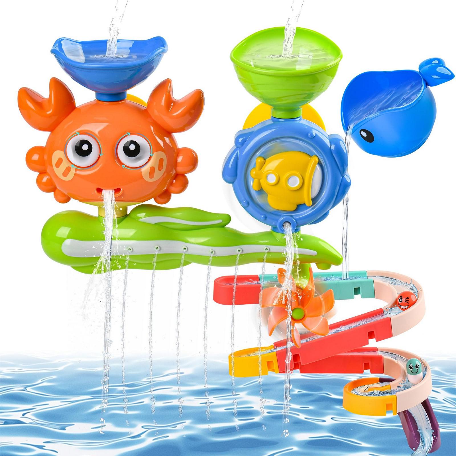 Игрушка для ванны, присосками, капсулами и шариками., фото №1