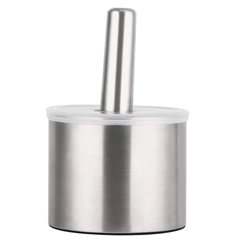 Ступка с пестиком нержавеющая сталь для специй Прочная эргономичная конструкция для приправ и измельчения, фото №1